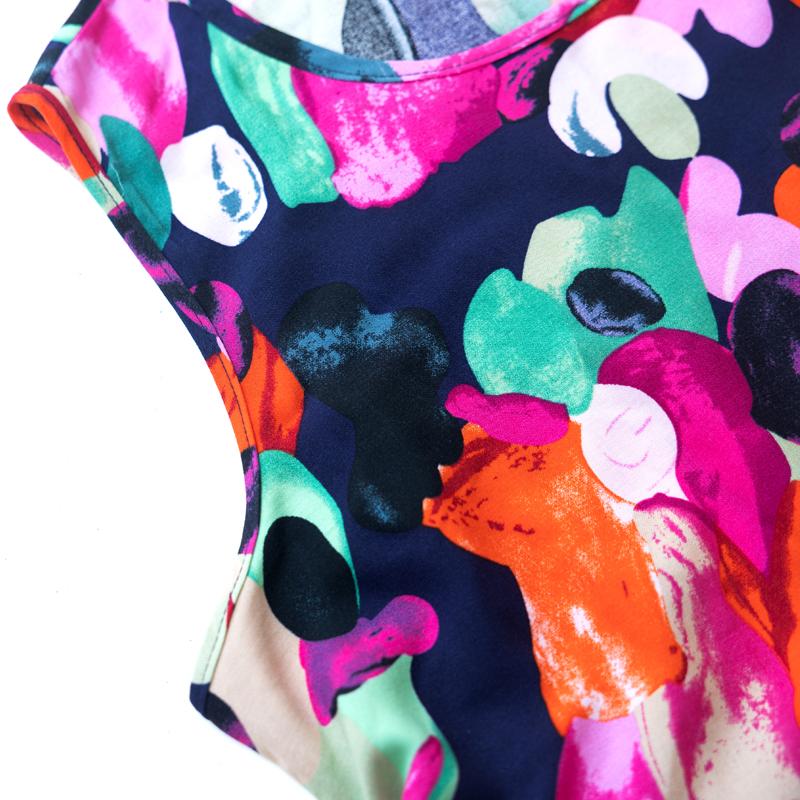Summer Sleeveless Dresses for Women Vintage Clothes Loose Plus Size Elegant Long Dress