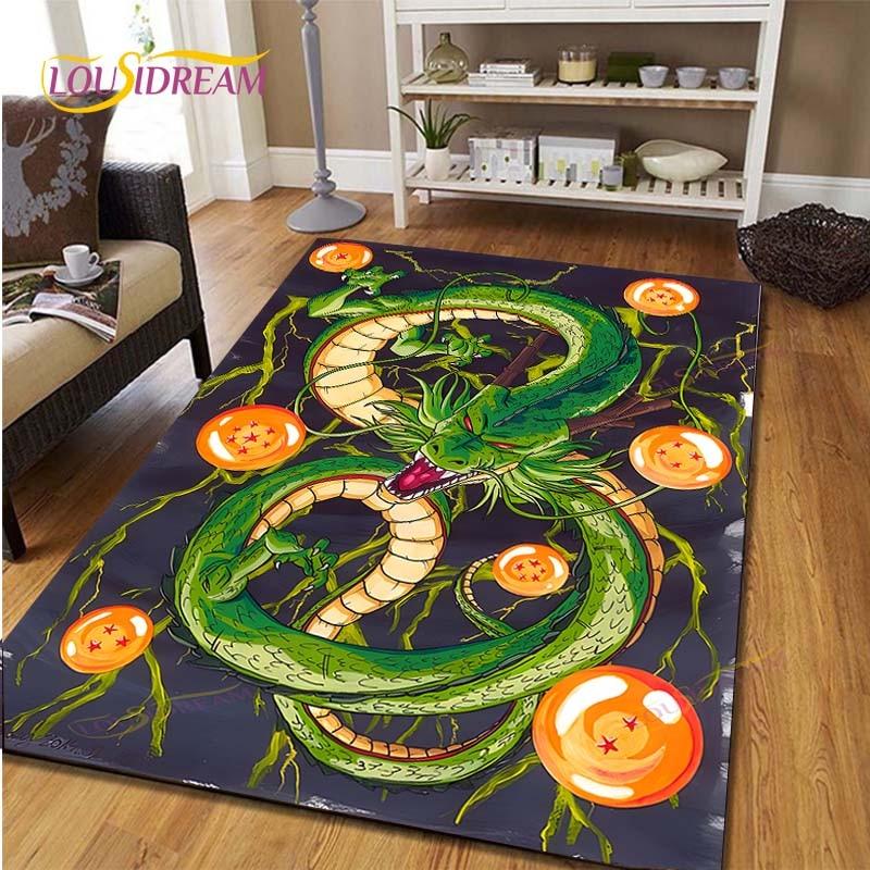 Anime Dragon Ball Goku Children's Play Area Carpet Children's Game Floor Mat Cartoon 3D Pattern Living Room Decorative Carpet