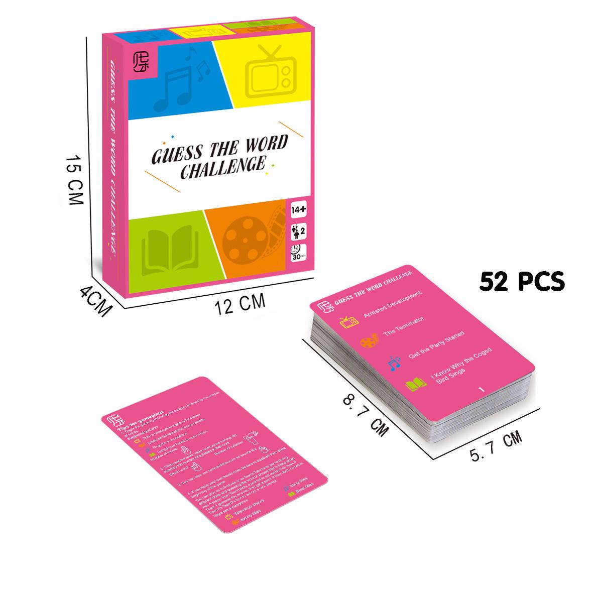 Cross-border E-commerce English Edition Card & Board Game Set