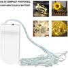 Lichterkette mit Batterien, 20 LEDs 2M Kupferdraht Lichtergirlanden Micro, 230307ESBS007Outdoor, Hochzeit, Weihnachtsfeier, Warmweiß (6 PACK
