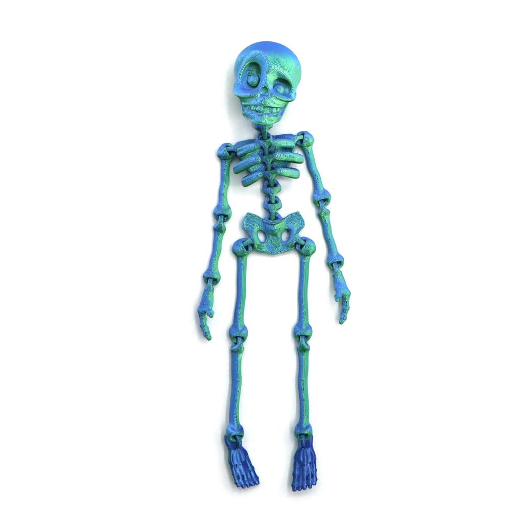 Poseable 3D Printed Skeleton Figure Ornament - Trendy Decoration Toy Gift
