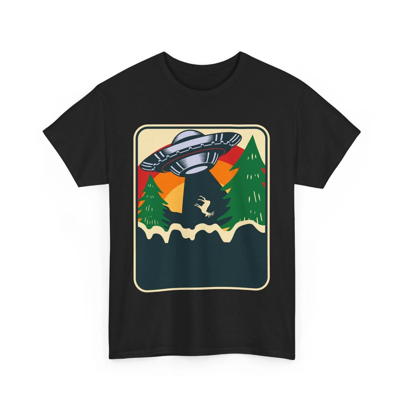 UFO Galaxy Shirt | Alien Graphic Tee for Sci-Fi and Space Fans 2XL