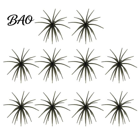 Realistic Bionic Fishing Tackle Floating Sea Urchin Soft Lures, Highly Elastic TPE Baits, Versatile Glue Baits for Rivers Flexible Tentacles