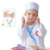 Single-Player Virtual Stethoscope Children's Medical Toy Simulation Medical Equipment Toy for Kids (Blue)