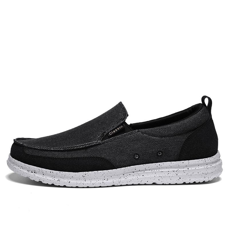 Spring new canvas shoes cloth shoes one foot cover breathable lazy shoes large size
