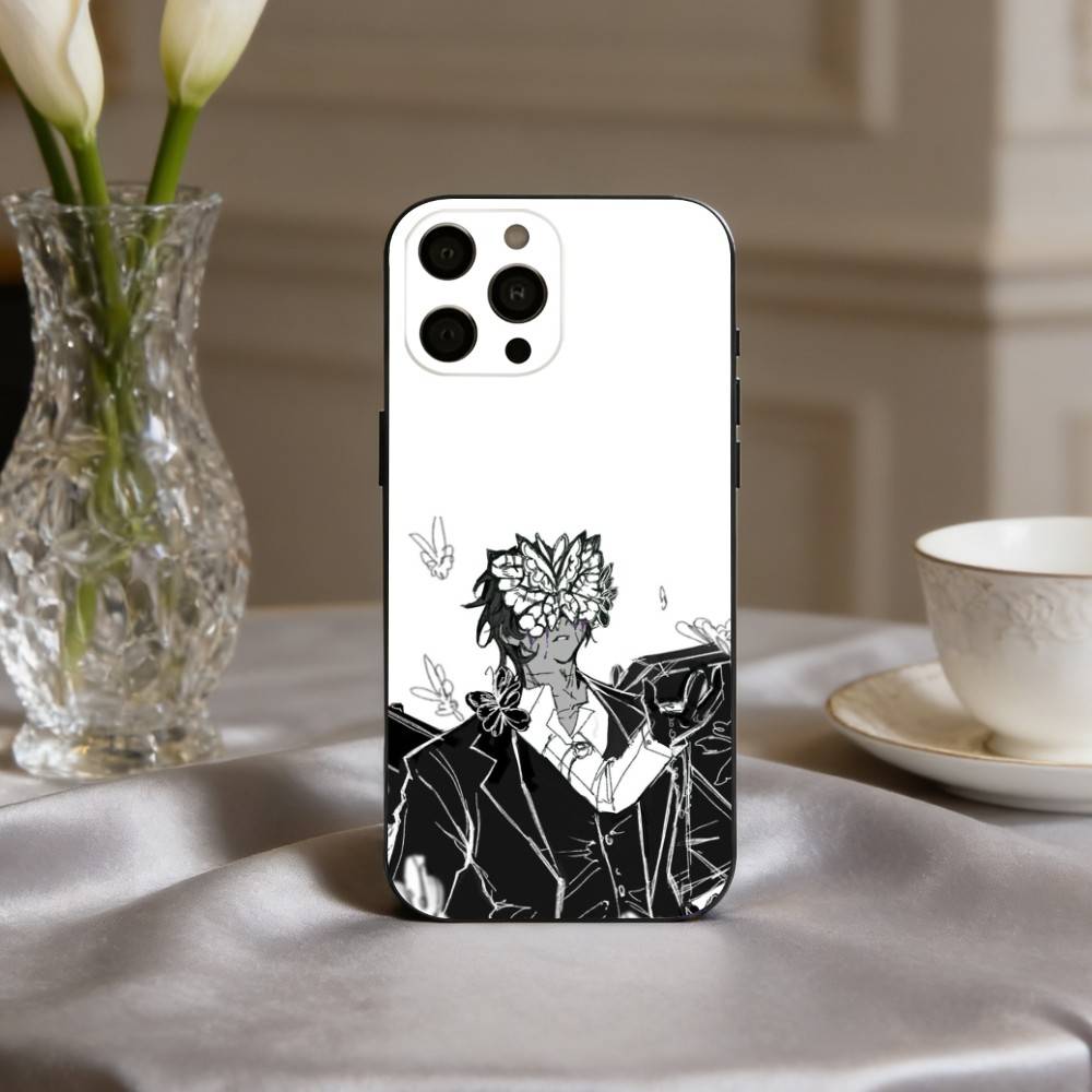 L-Limbus C-Company Q-Quixote B-Butterfly Phone Case For iPhone 17pro,16,15,14,13,12,11 Plus,Pro Max,XS,Soft Silicone Black Cover iPhone17air
