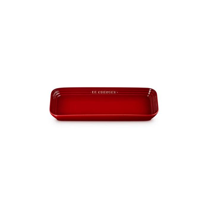 Le Creuset Le Creuset Rectangular Plate 25cm (Cherry Red)
