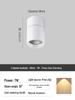 Adjustable LED Anti-Glare Folding Spotlights: Dimmable, Color-Changing, Ideal for Hallway and Wall Wash Background Lighting.