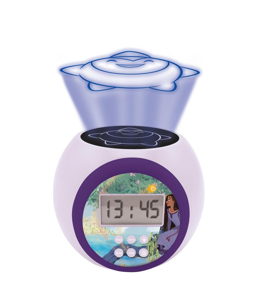 Lexibook Wish Projector Alarm Digital Table Authentic Clock, Clock, Clock, RL977WI,