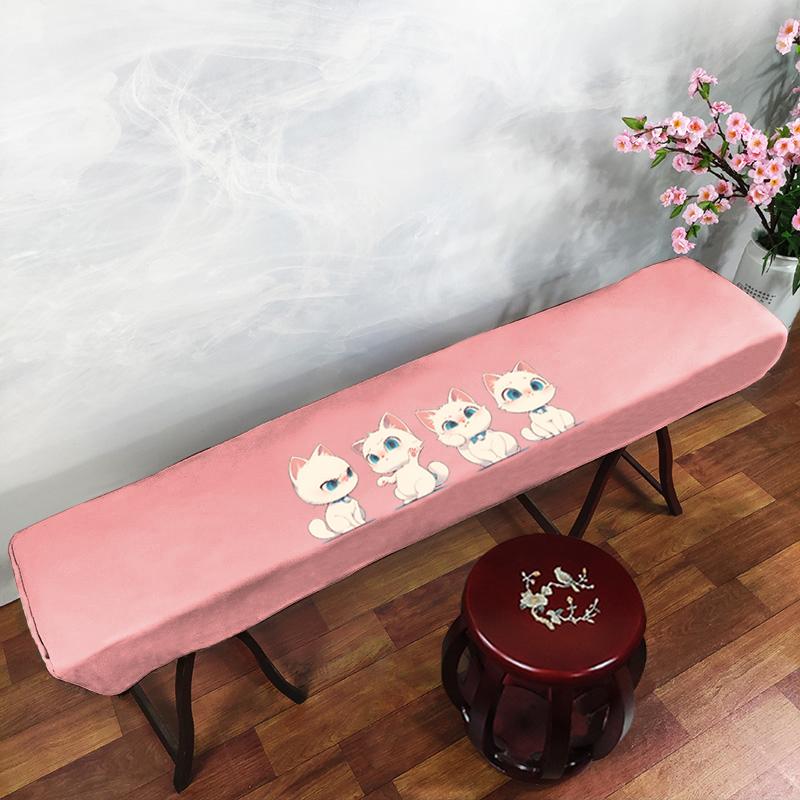 161-165cm Waterproof Guzheng Cover Chinese Ancient Style Dust Cover Edge Classical Literary Piano Organ Keyboard Furniture Cover