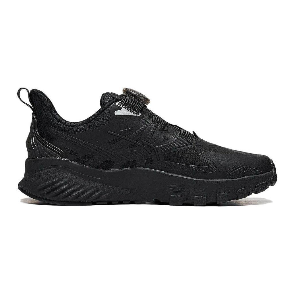 Li Ning Kids Flash Shadow V6 Comfortable Shock Absorbing Durable Casual Shoes Kids Shoes Black YKCT134-3