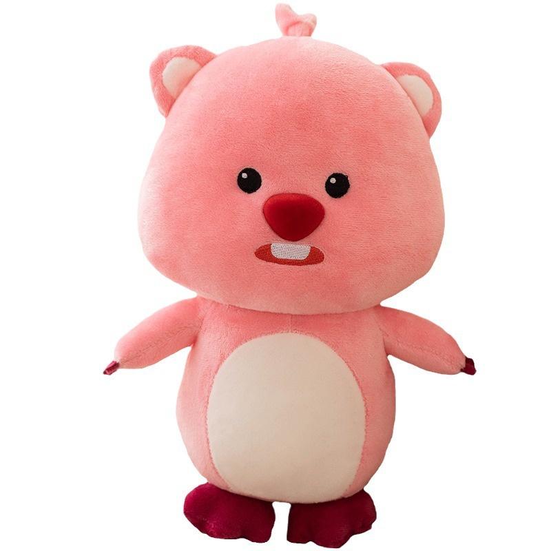 

Cute Plush Piglet Beaver Doll Toy Cartoon Animal Figure Gift For Kids 38cm Height