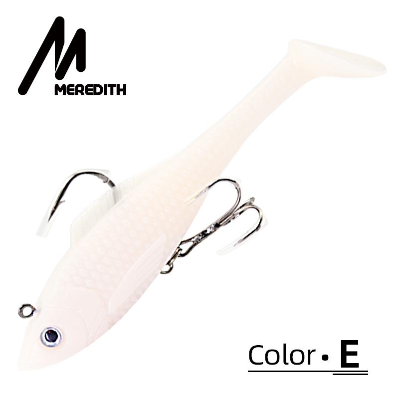 MEREDITH Soft Minnow Bait 10cm/18g & 12.5cm/27g 3pcs Lead Jig Pike Bass JXJ01