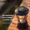 Camping Horse Lamp Outdoor Charging Flame Effect Atmosphere Lamp Retro Solar Camping Lighting