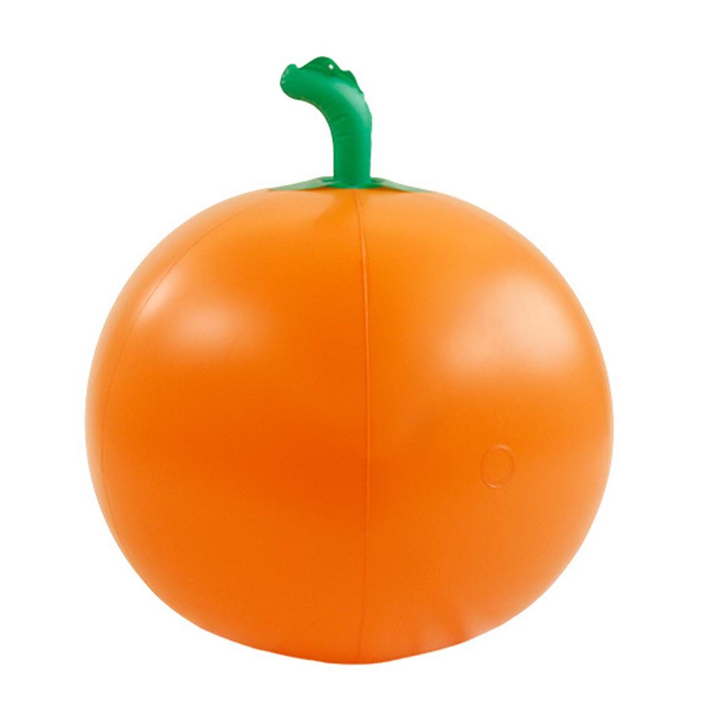 1Pc Halloween Inflatable Pumpkin Light Halloween PVC Inflatable Pumpkin Lantern Fun Jack-O'-Lantern for Yard Garden and Lawn