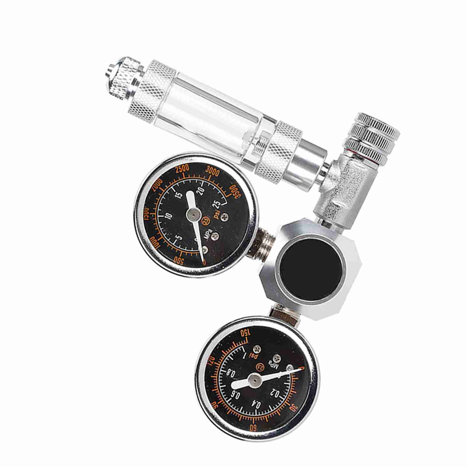 

Регулятор CO2 для аквариума с двойным манометром, счетчиком пузырьков и обратным клапаном Type 1