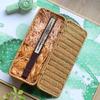 Bohemian Imitation Rattan Storage Basket - Woven Storage Box, Dust-Proof Cutlery Frame, Home Decoration Basket Kitchen Organizer