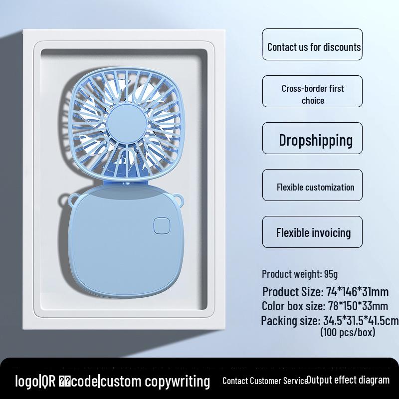 

Мини-портативный USB-вентилятор 2025 года: Ручной, бесшумный, складной, с креплением на шею, настольный с электрическим охлаждением