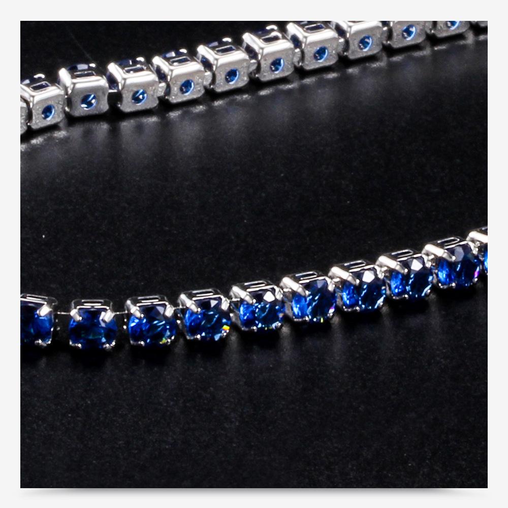 3MM Diamant-Inlay Verstellbares Mehrfarbiges Kupferarmband - Schlicht und Stilvoll