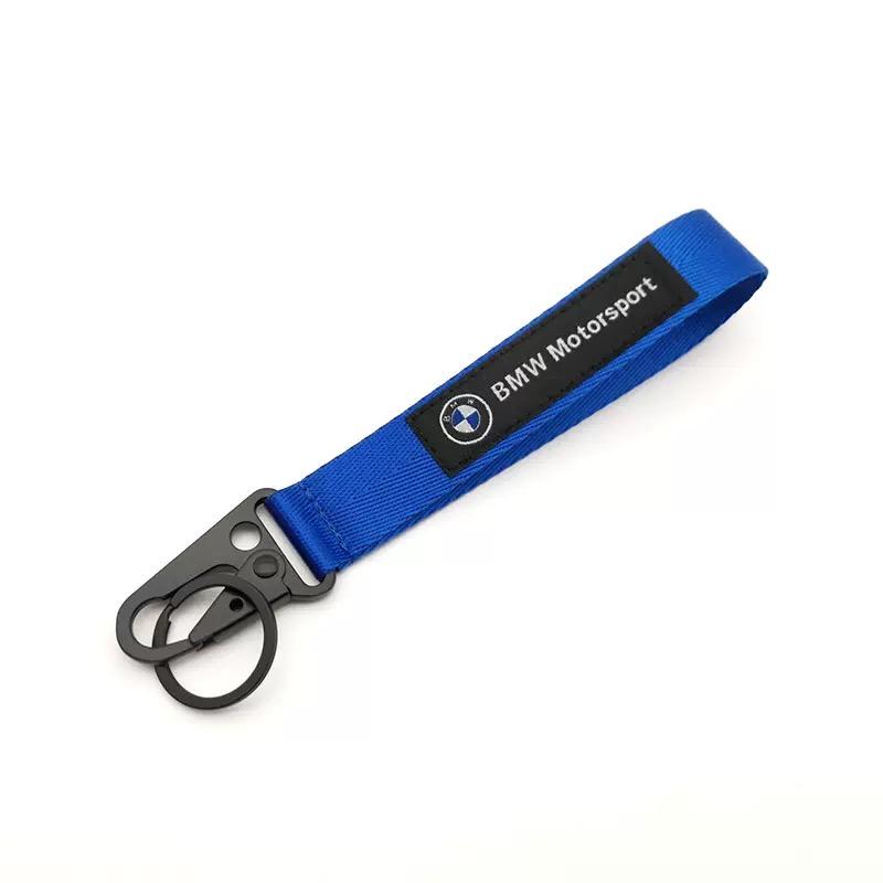 Fashion Car keychain Key Fobs Nylon Embroidery Keyring Key Chain For BMW M 1 2 3 4 5 7 Series X1 X3 X4 X5 X6 X7 F10 F30 E46 E60 ulbn07