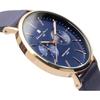 Salvatore Marra Unisex Quartz Watch with Calendar Navy Rose 40mm