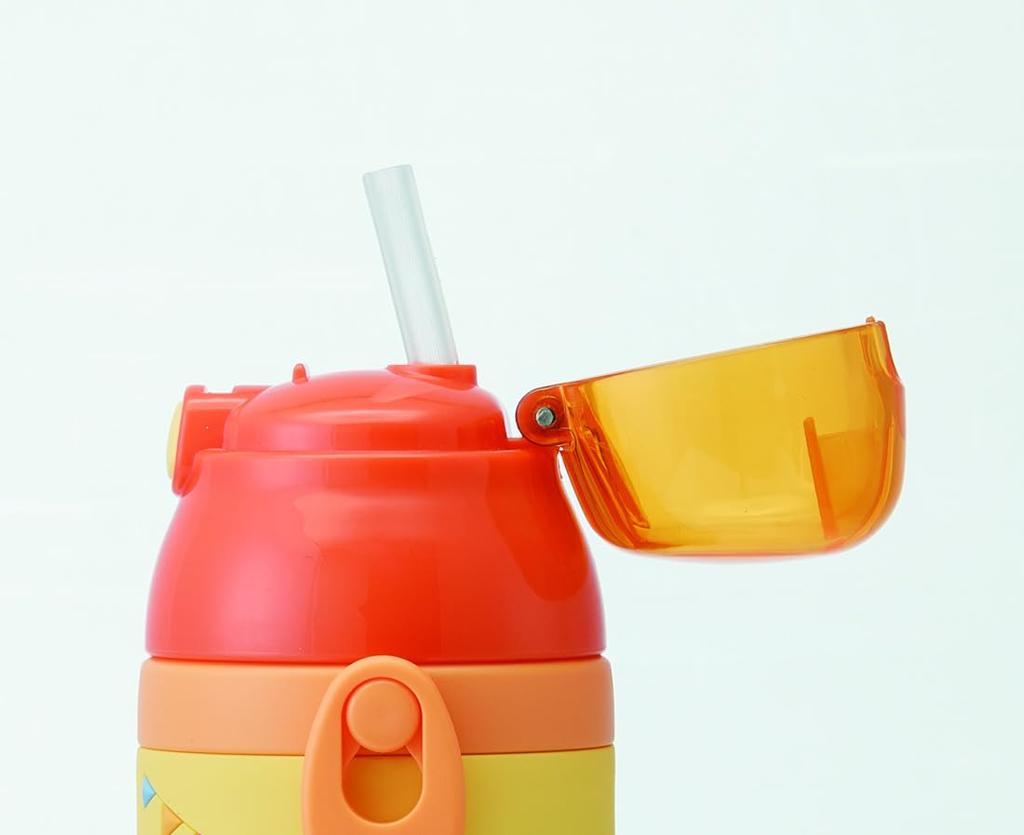 Skater Stainless Steel Water with 3D Winnie the Pooh Disney Children's Bottle, 380ml, Straw, Design, SSPV4,