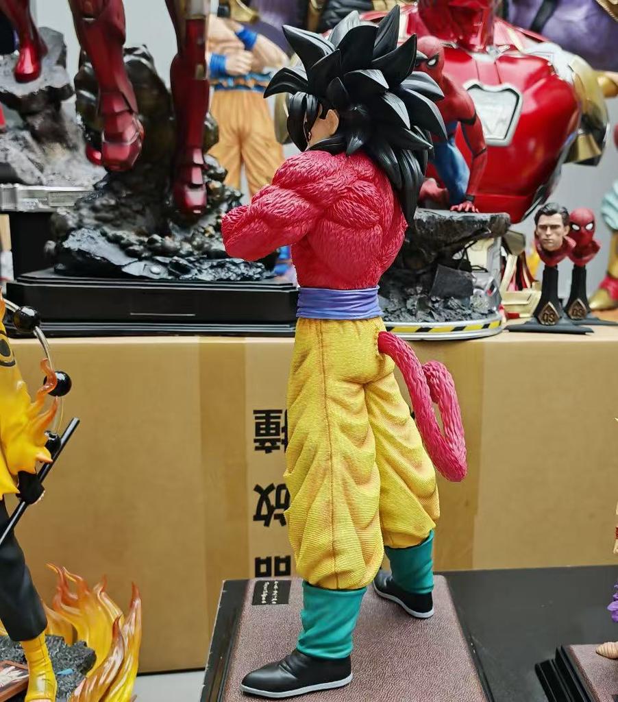 55cm 2%&Jt Studio Dragon Ball Anime Figures Ssj4 Son Goku Figures Super Saiyan 4 Goku Pvc Statue Collection Model Toys Gifts