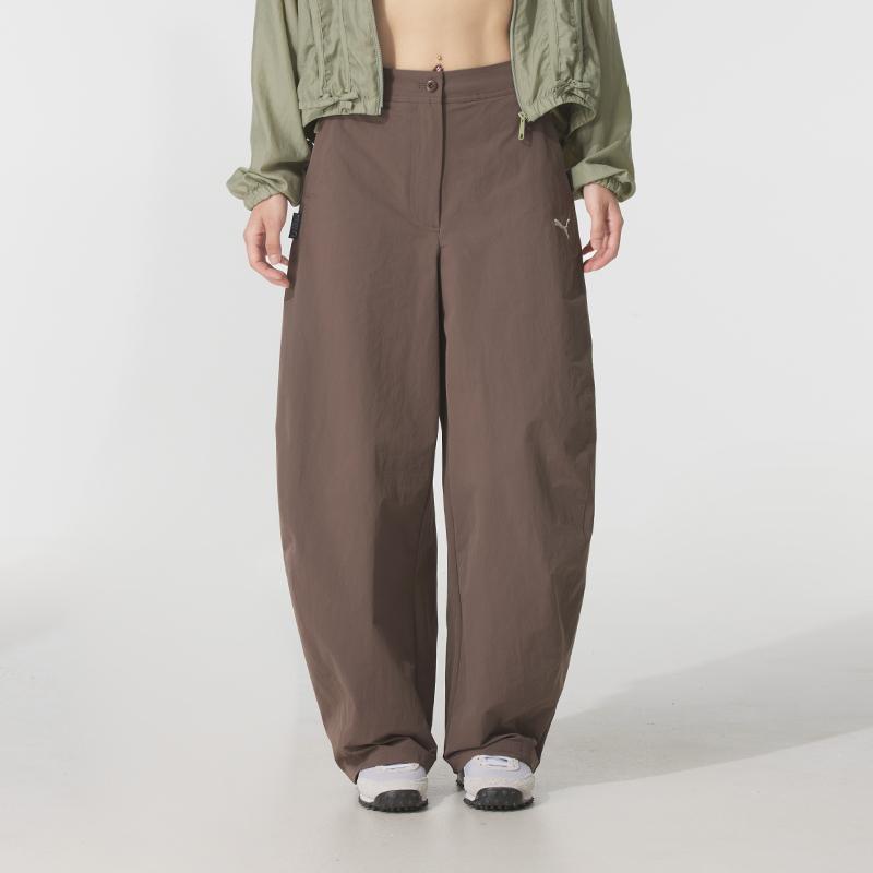 Puma Loose Fashion Breathable Straight Casual Pants Women bottoms 634800-41