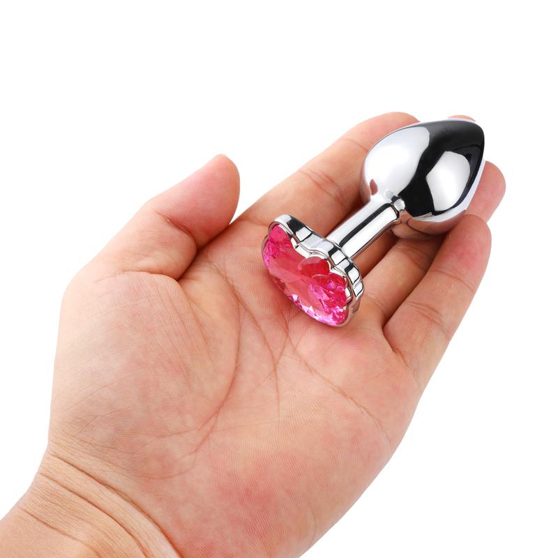 Stainless Cat Face Jewel Base Anal Plug Holle Kitty Cat Butt Plug Metal Prostate Massager Anus Stimulator Dildos Adult Sex Toys