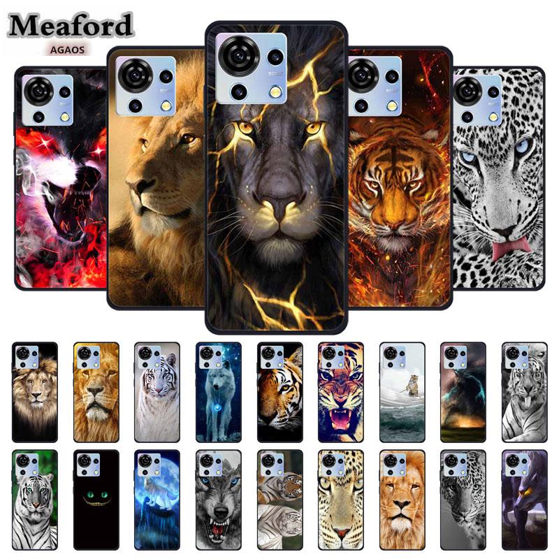 For ZTE V50 Vita Phone Case TPU Soft Back Cover Cartoon Luxury Silicone Phone Cases for ZTE Blade V40 V 40 50 Vita Animal Funda