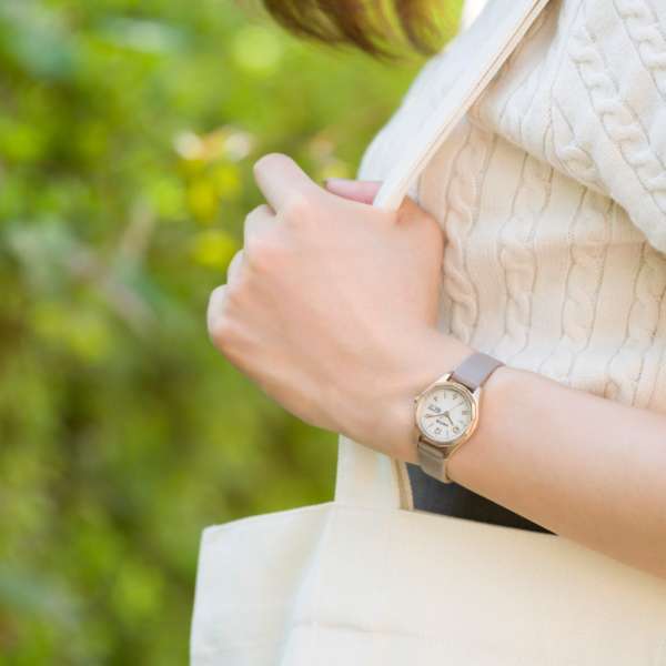Citizen Wicca Solar Watch for KH3-525-90 Women, White/Beige
