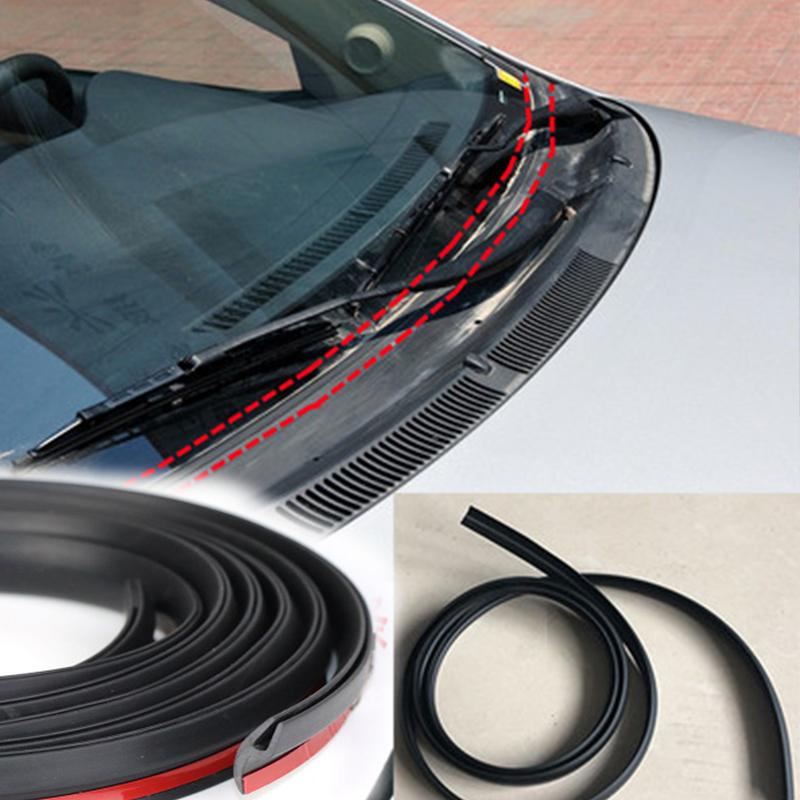 Windshield Rubber Seal Self-adhesive Windshield Sunroof Dustproof Sealing Strip for Auto Car Dashboard Windshield Hoses Windshield Washer 1