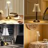 USB Rechargeable LED Table Lamps Touch Dimming Night Light 3 Color Cordless Atmosphere Bedroom Bedside Reading Lamps Decor Light