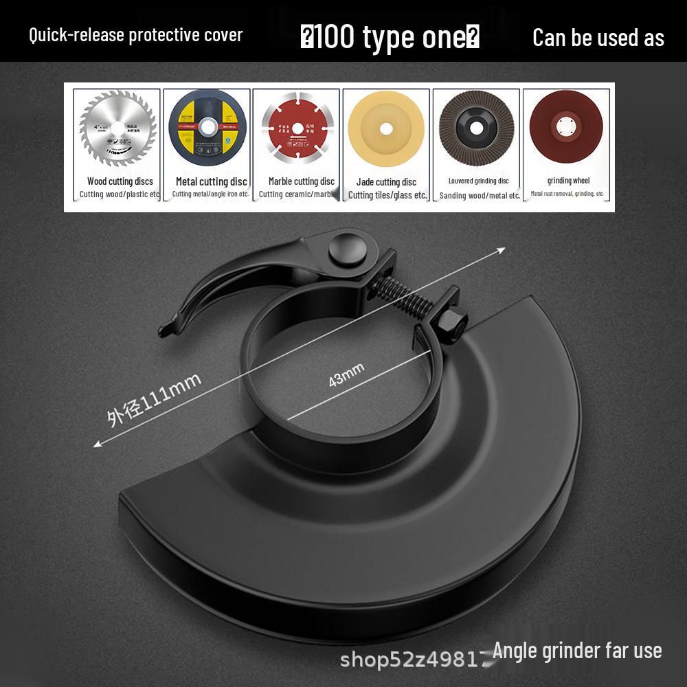 Thickened Dustproof Protective Cover for 100/115/125 Angle Grinder Wheels.
