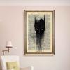 29.7 X 42cm Unframed Newspaper Style Movie Character Art Painting Canvas Wall Pictures Cartoon Painting