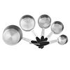 5Pcs Stainless Steel Measuring Cups And Spoons Set Kitchen Accessories For Baking Cake Cooking Making Measuring Kitchen Tools