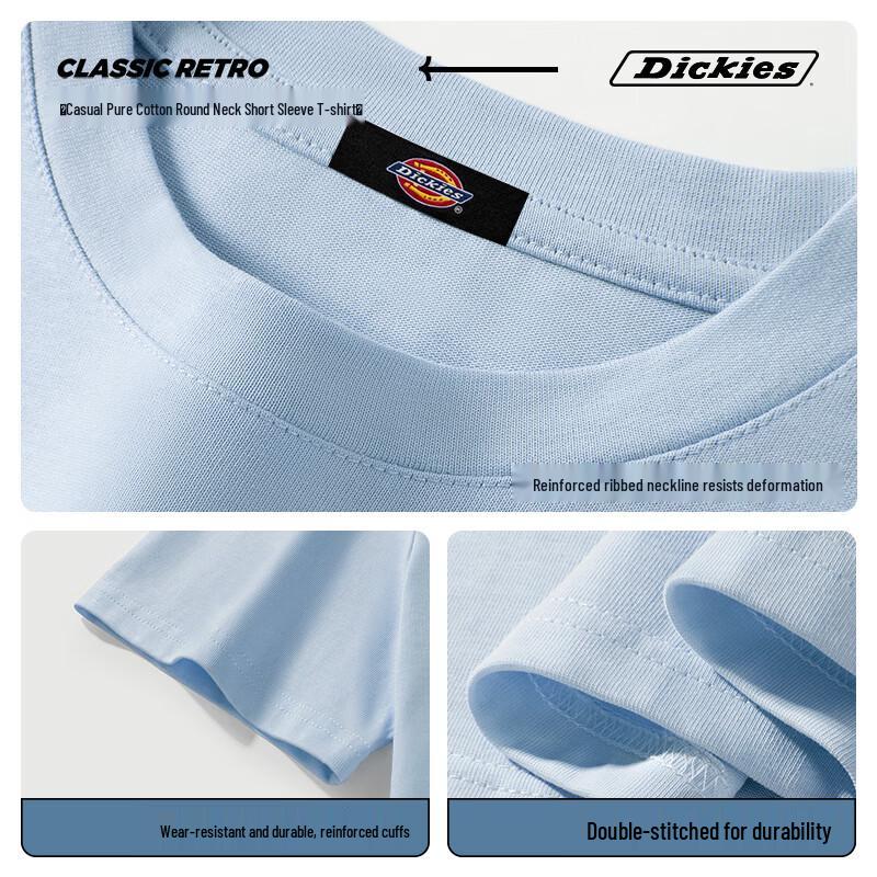 Dickies Unisex Letter Print Short Sleeve T-Shirt