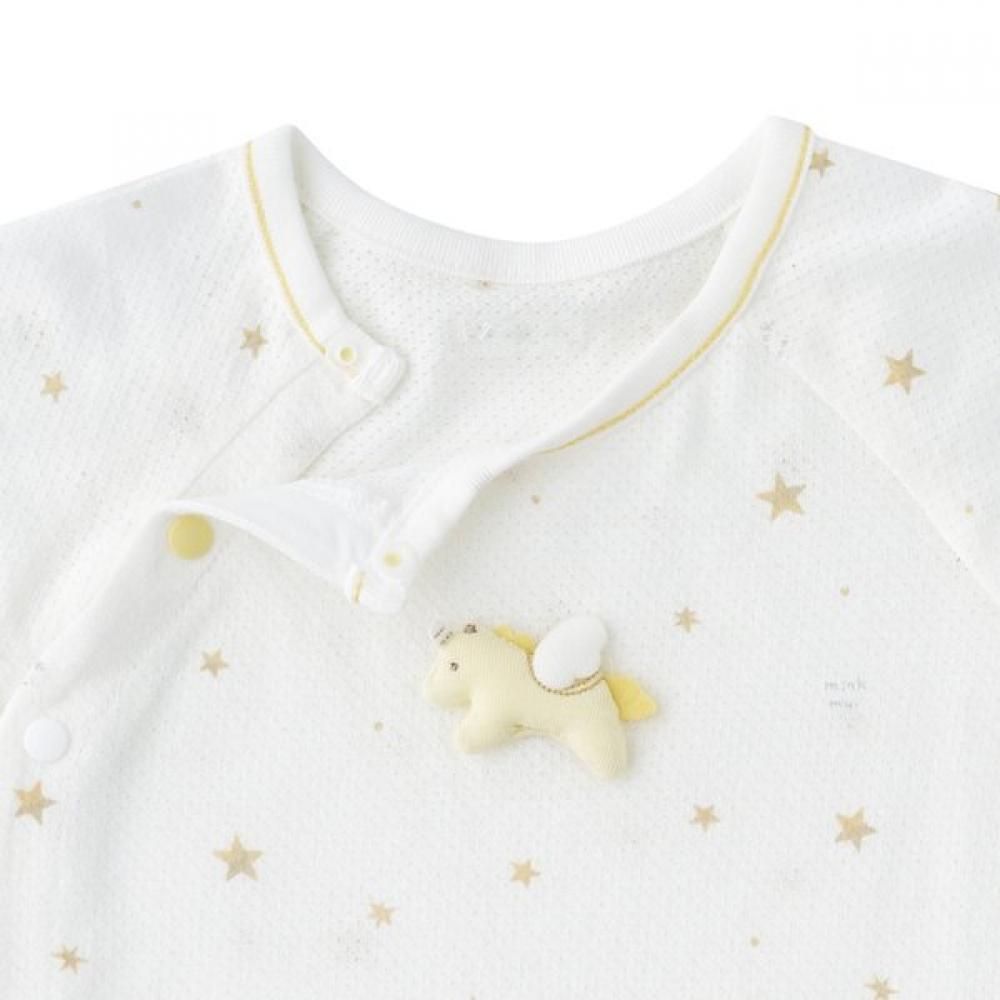 Mink Mui 26ss Baby Gift Bamboo Bodysuit   Hat Set  36370 040 16 36370 010 01 
