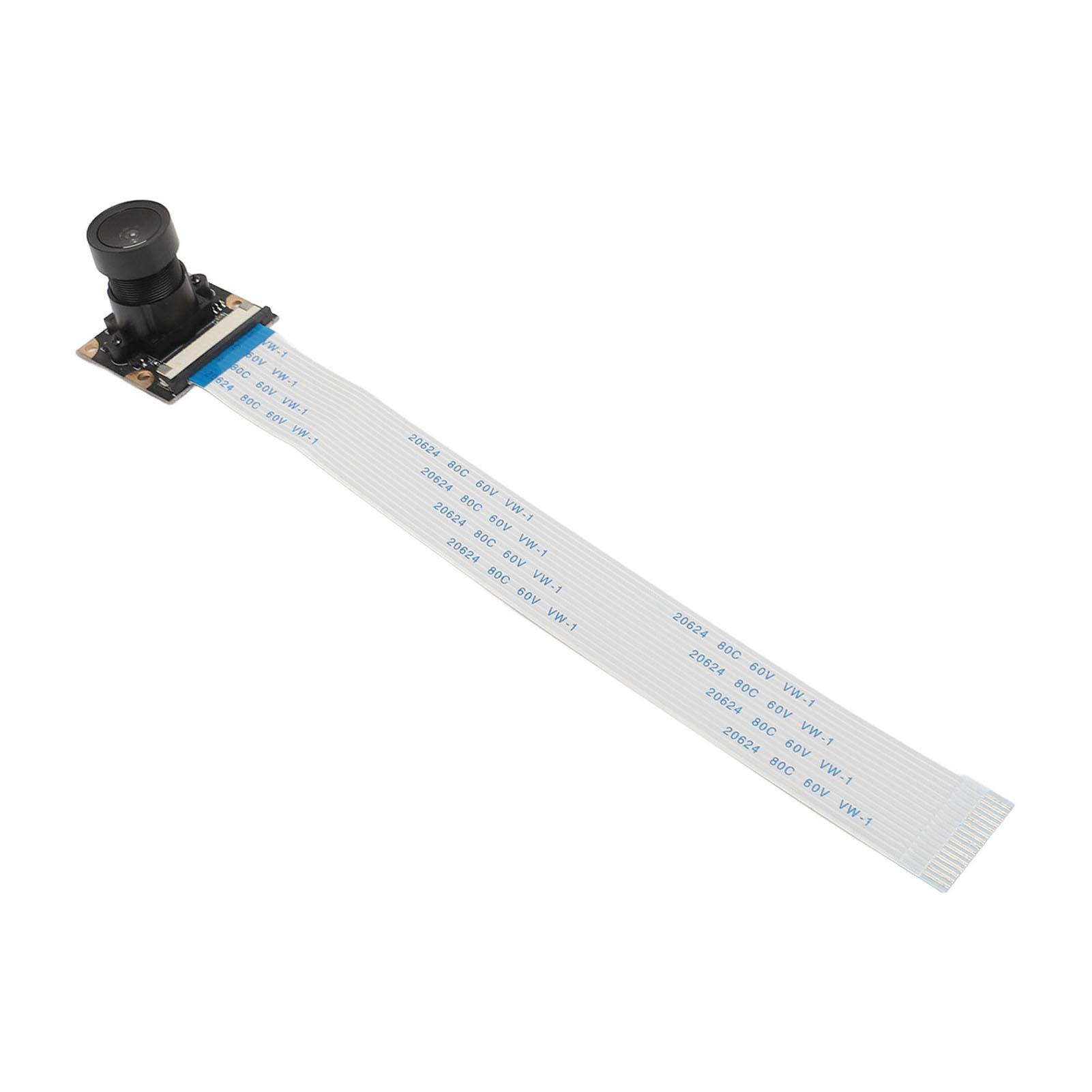 

Wide Angle Lens Module 5MP 15cm Flexible Cable CSI Interface Camera Module for Pi 4B 3B