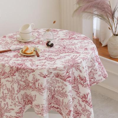 Eos Twaldjui Linen Tablecloth Side Tablecloth L (130cmx130cm)