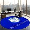 Sheffield Wednesday Fc (14) Round Office Rug Decorative Floor Rug for Office Bedroom Living Room and Home Space