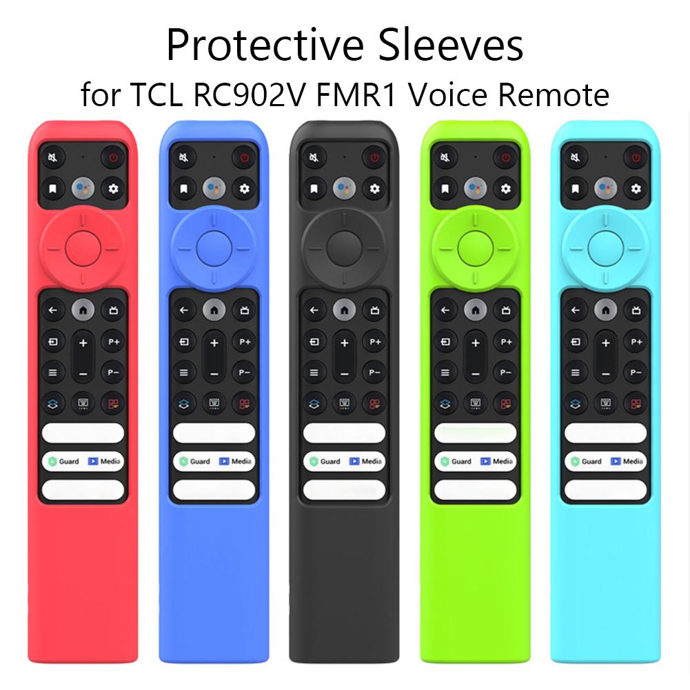 Silicone Remote Control Cover Case with Lanyard for RC902V FMR1 Voice Remote