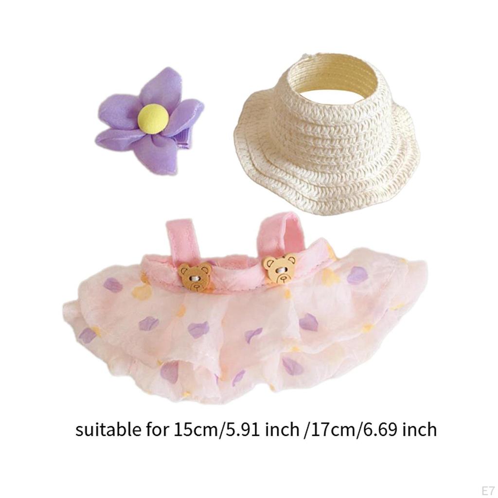 3x Dolls Dress Lovely Cosplay Doll Clothing for 15-17cm DIY Girl