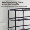 Stable Metal Toothbrush Holder Rustproof Countertop Storage Rack  Hotel Use