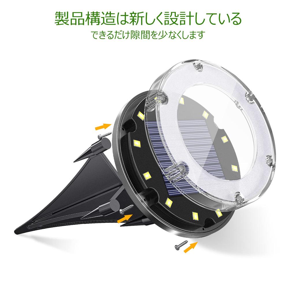 NFESOLAR LED Garden Lights, Solar-Powered, Waterproof, with Light Sensor, Stylish, for Outdoor Gardens, Entrances, and Outdoor Use, Freestanding or