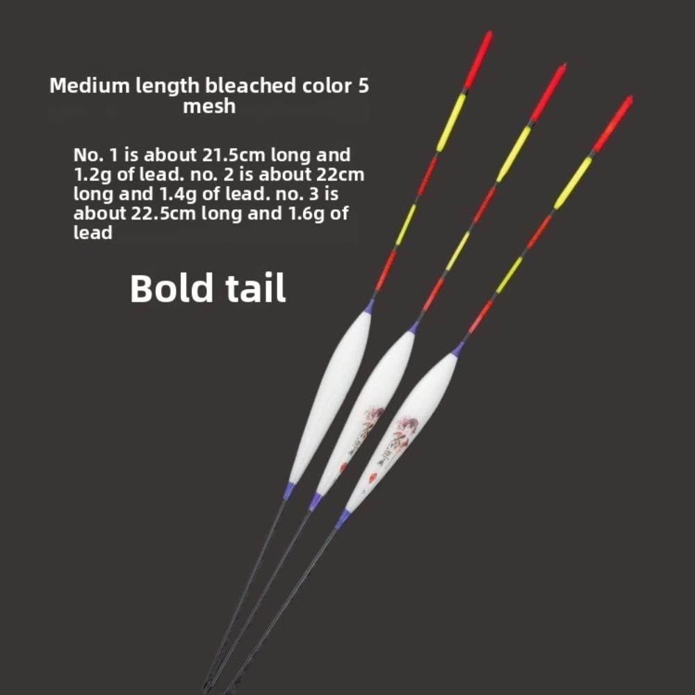 3pcs Slip Drift Tube Floats Bobbers Eye-catching Triangle Tail Fishing Floats  Fishing