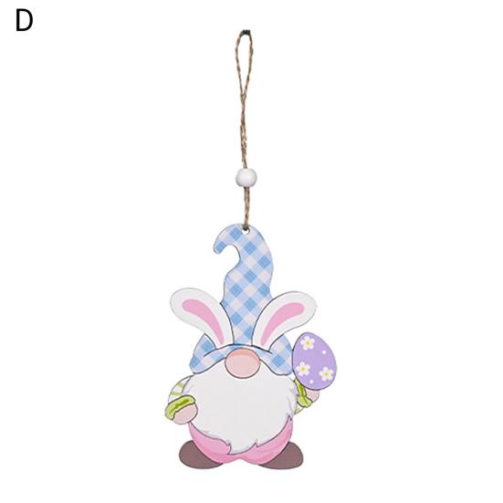 

Пасхальный стиль, милый подвесной декор, деревянный очаровательный карлик, подвесной виджет D