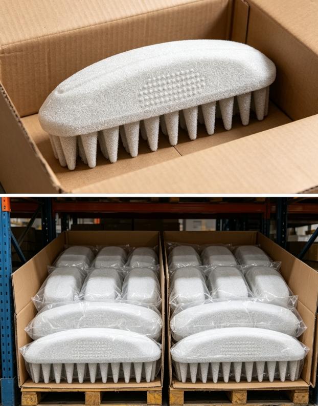 Soft Silicone Pet Bath Massage Brush, Gentle Shower Grooming Comb for Dog Cat Deep Clean & Floating Hair Removal