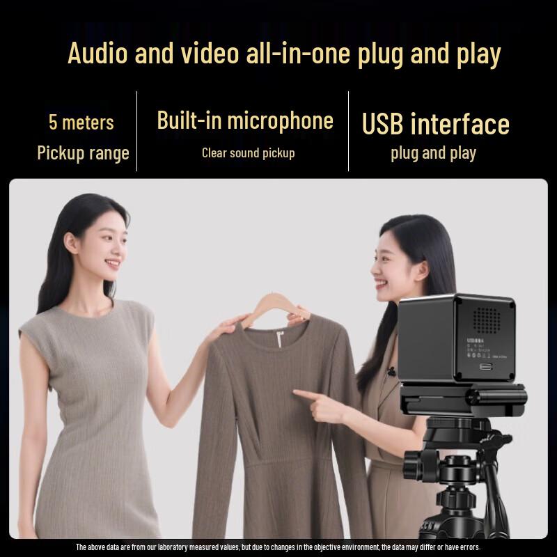 Steck 4K Dual-Lens Live Streaming Computer Camera with 20x Zoom