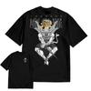 Anime Jujutsu Kaisen Mahoraga Graphic TShirt 100Cotton Oversized Shirt Unisex Y2k Unisex Short Sleeve ONeck New Selling Popular